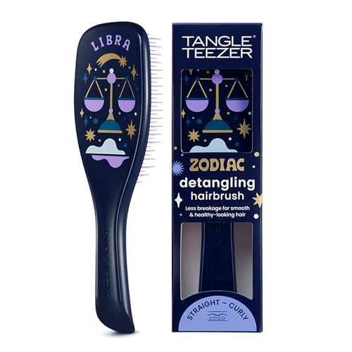 Tangle Teezer Zodiac Ultimate Detangler Hairbrush for Wet & Dry Hair, Eliminates Knots & Reduces Breakage for All Hair Types, Libra - Image 1