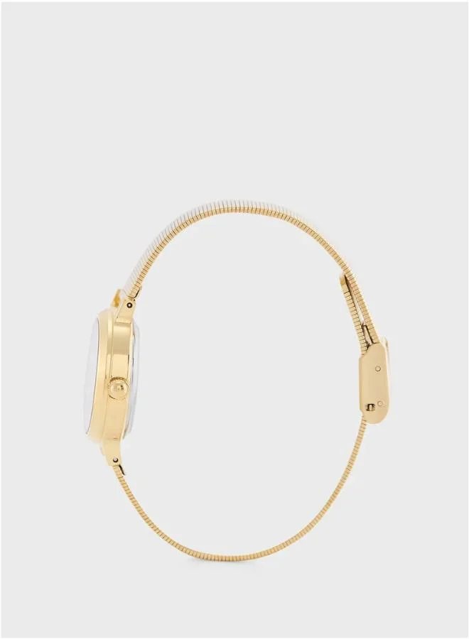 CASIO Women's Stainless Steel Analog Watch LTP-B170G-9BVDF - 34 mm