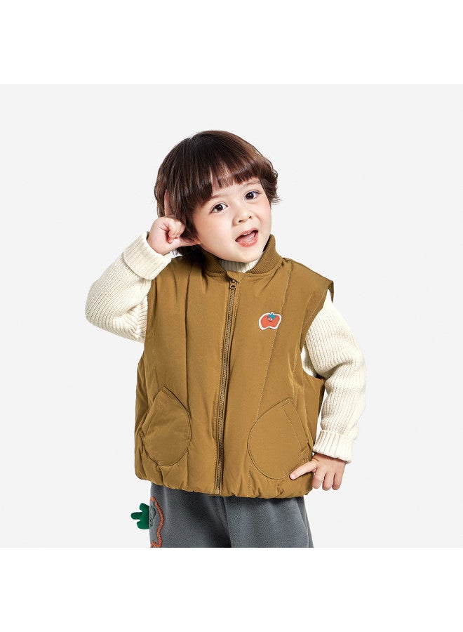 Cotton Vest For Boys, Warm Children's Vest, Thickened Infant Spring/autumn Style - Image 4