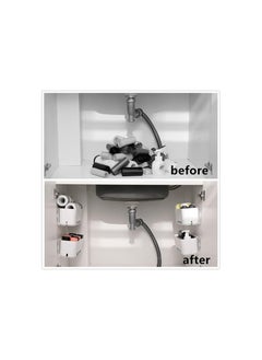 Generic 1 Piece Under Sink Organizer, Sliding Pull-Out Base Cabinet Storage, Wall-Mounted Storage Drawer Shelf Rack for Kitchen Bathroom Under sink  - Image 4