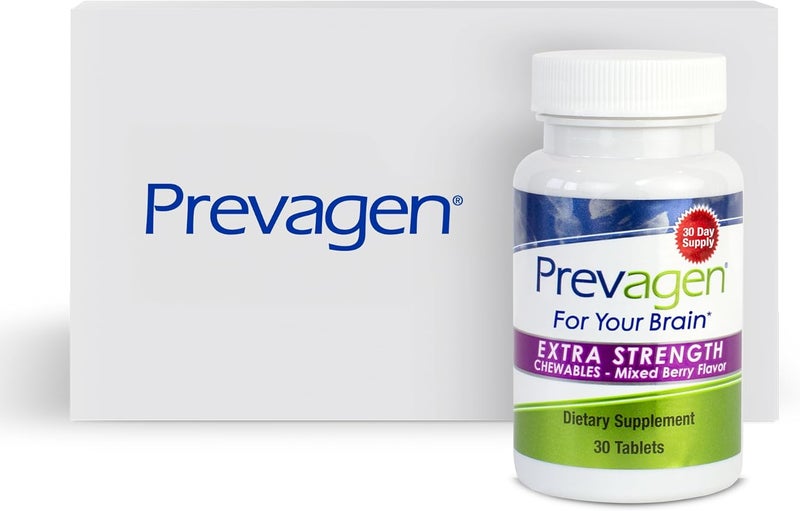 Prevagen Extra Strength Mixed Berry Chewables  30 Tablets  Formulated for Your Brain  20mg of Apoaequorin Plus Vitamin D3 - Image 1