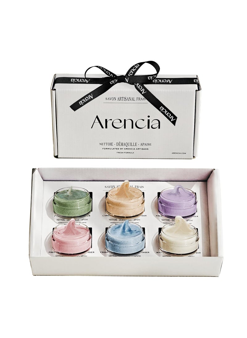 arencia Rice Mochi Facial Cleanser Gift Set 6 Varieties 052 oz each  travel size Korean skin care holiday gift set 