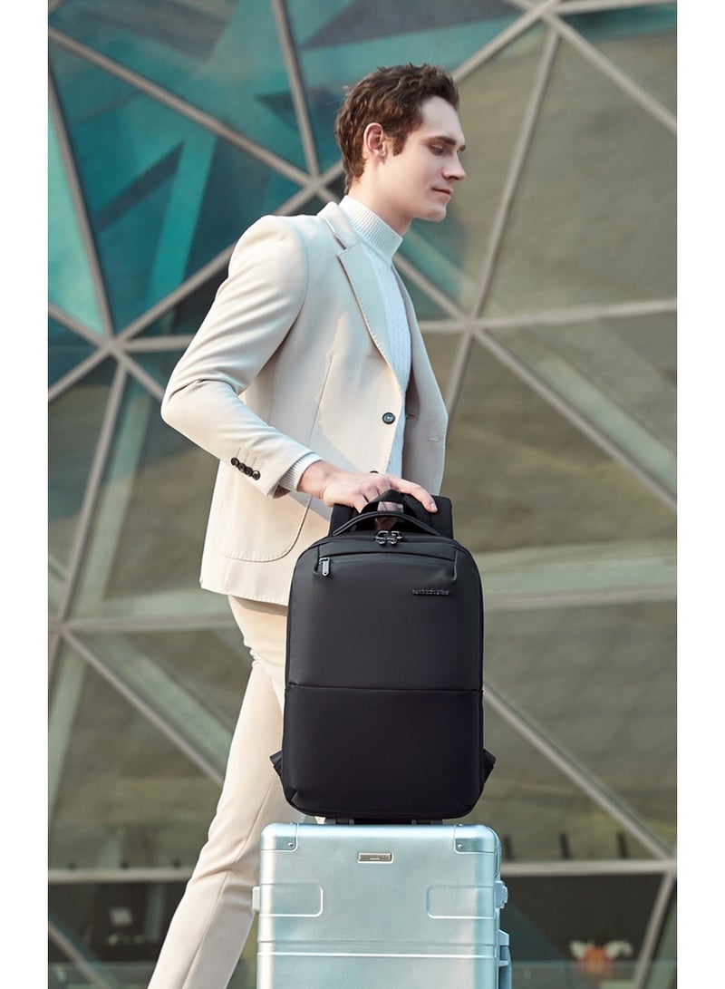 ARCTIC HUNTER B00681 15.6-inch Laptop Business Casual Multifunction Backpack Waterproof Unisex USB/Headphone Port Computer Bag Black  - Image 5
