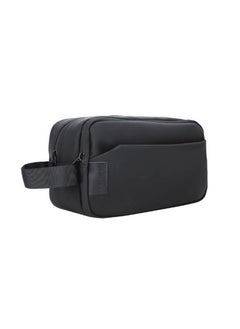 GREEN LION Urban Travel Pouch / Perfect for Home & Travel / Strong Bearing Capacity / Fits More Accessories / Reinforced Handle / Cable Organizer / Multi Ports / Double Polyester - Black  - Image 1