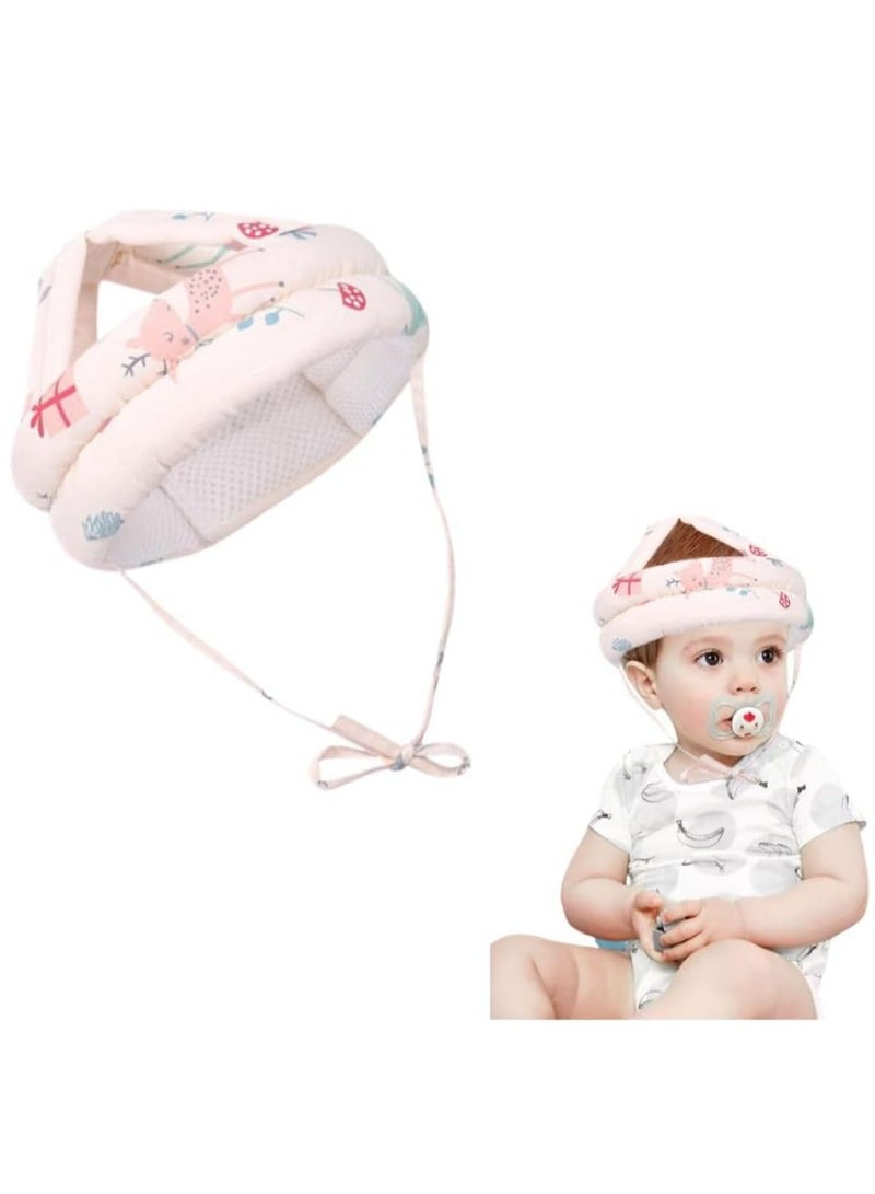 خوذة رأس شبكية مسامية واقية لرأس الطفل قابلة للتنفس، وسادة أمان للأطفال الصغار أثناء الزحف والمشي. - Image 2