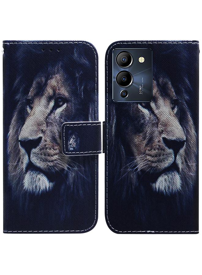 اس-توب جراب جلدي لهاتف Infinix Note 12 G96/X670 برسومات ملونة - Image 1