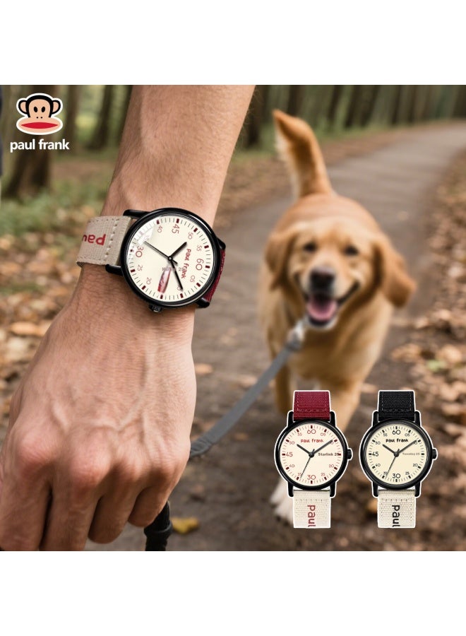 Paul Frank Casual Quartz Watch For High School Students Simple Elegant Couple Gift Box New Year Present - Image 3