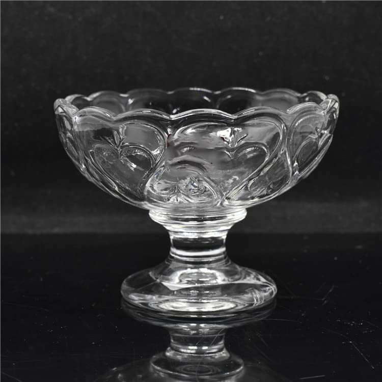 bellemax 250ML Ice Cream Glasses Cups Dishes for Desserts, Milkshake,Fruit and Pudding Glass Serving Bowls, Perfect for Home, Restaurants and Parties Dishwasher Safe (Set of 6) (BX-02) - Image 5