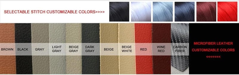 QASULER Microfiber Leather Door Panel Covers for VW Touran - Image 5