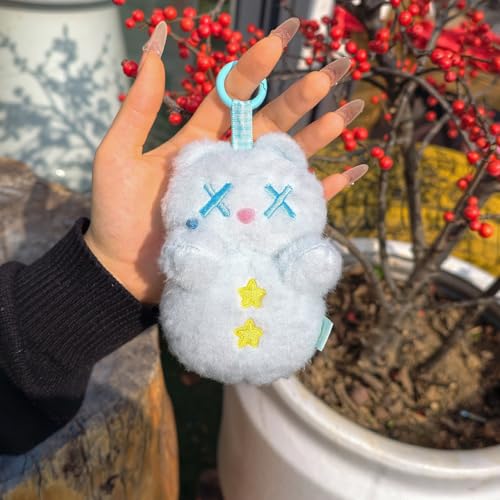 Popobox Plush Bear Blind Box The Cold Hug Plush Series Blind Box Figures Random Design Cute Plush Doll Collectible Toys for Birthday Gifts Home Decorations Single Box - Image 5