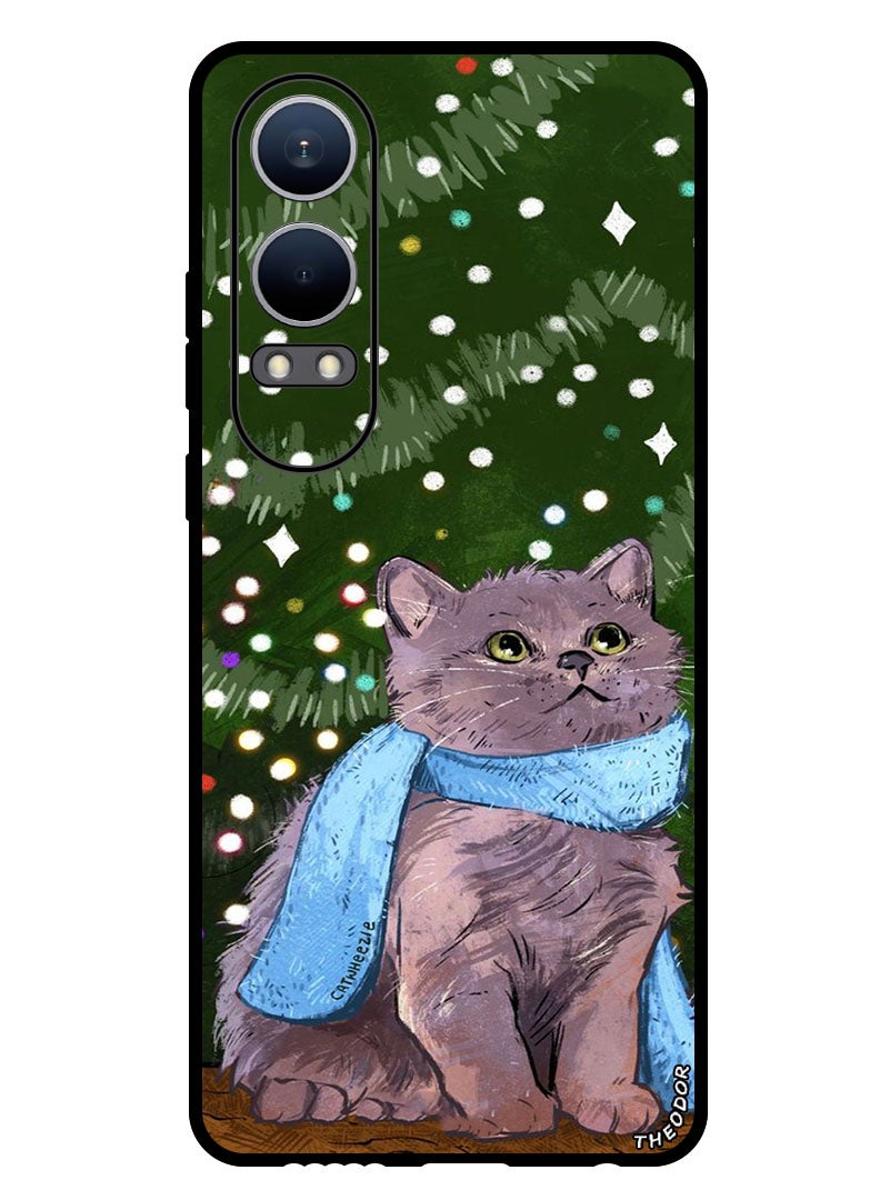 Theodor Protective Case Anti Scratch Shock Proof Bumper Cover For OnePlus Nord CE4 Lite Cute Cat  - Image 1