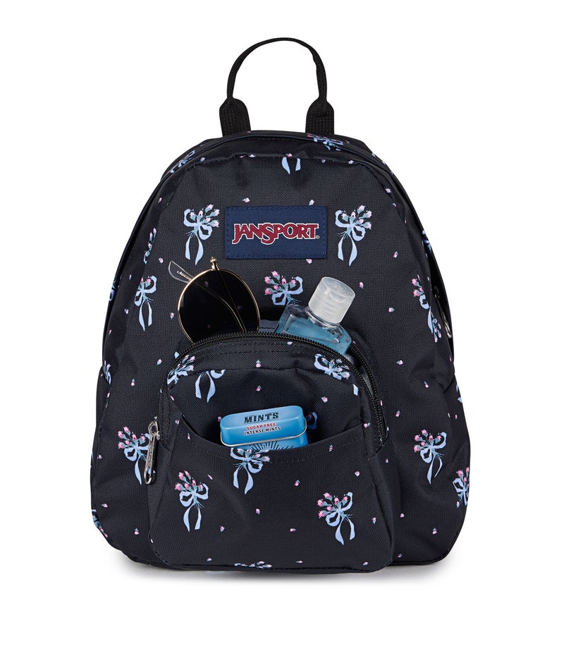 JanSport Half Pint Pastel Petal Black Backpack - Image 3