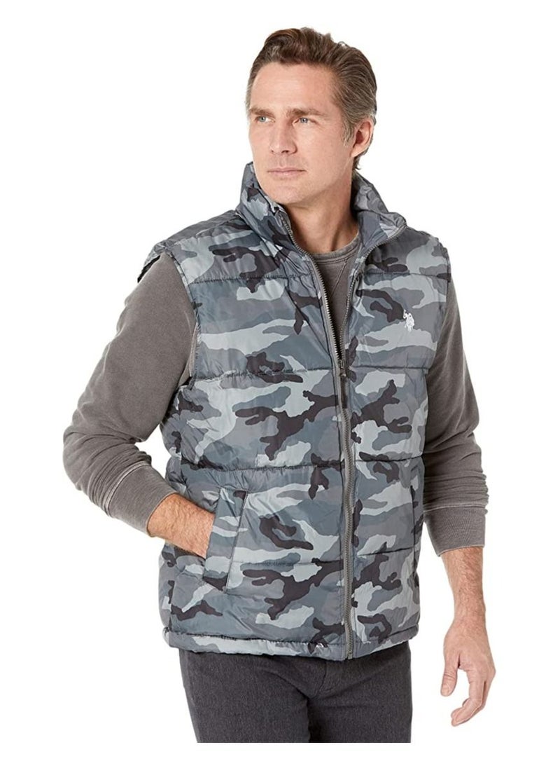 U.S. Polo Assn. U.S. POLO ASSN. Signature Vest Camo Black Medium  - Image 1