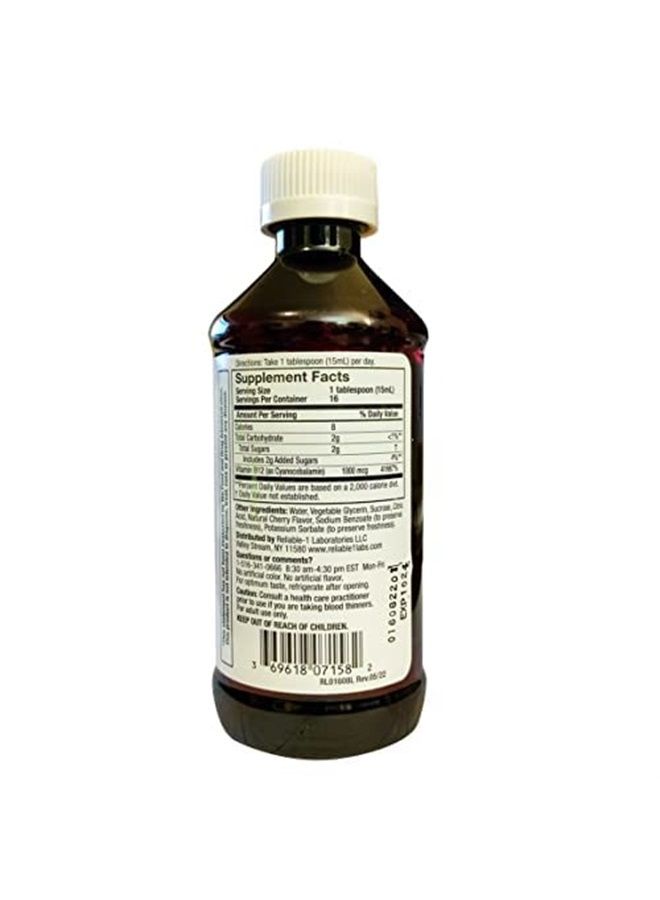 Reliable-1 Laboratories Vitamin B12 1000mcg Liquid (Natural Cherry Flavor)  - Image 1