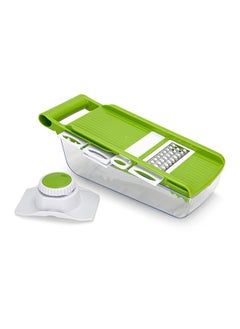 Fissman Adjustable Mandoline Slicer With Container 32x14x9cm And 5 Blades Abs+Stainless Steel  - Image 1