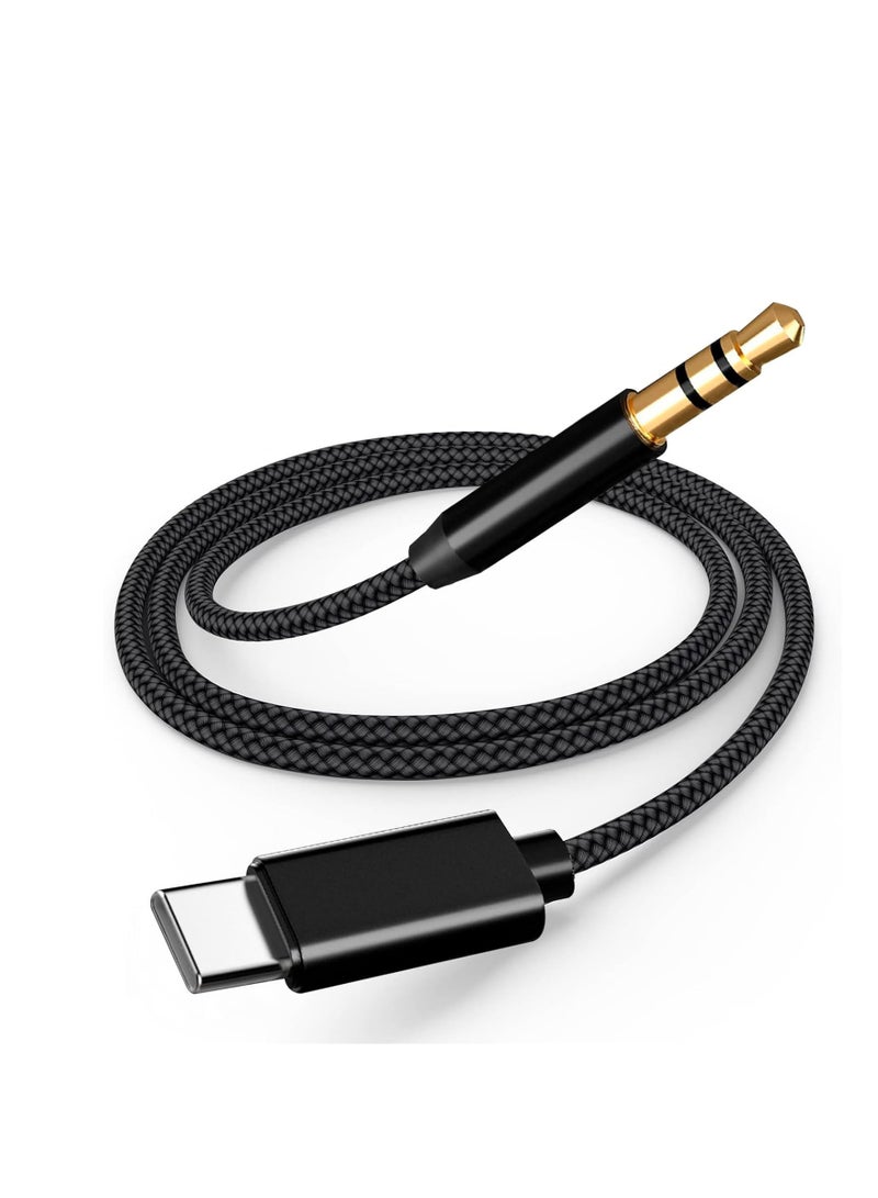 كابل محول من Type-C إلى AUX للسيارة ومكبر الصوت وسماعات الرأس - للهواتف المزودة بمنفذ Type-C - Image 1