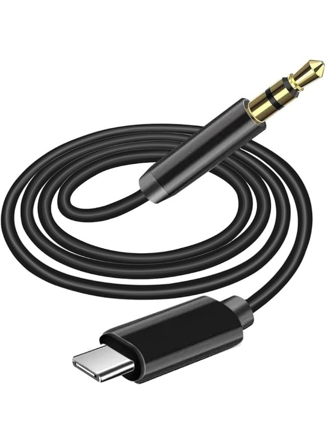 Type-C to AUX Adapter Cable for Car, Speaker, and Headphones - For Phones with Type-C Port - Image 1