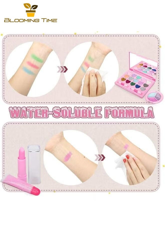 BLOOMING TIME Girls' Makeup Toys, Makeup Games, Healthy And Washable, Parent-Child Games, Portable Travel, Easy To Carry  - Image 5