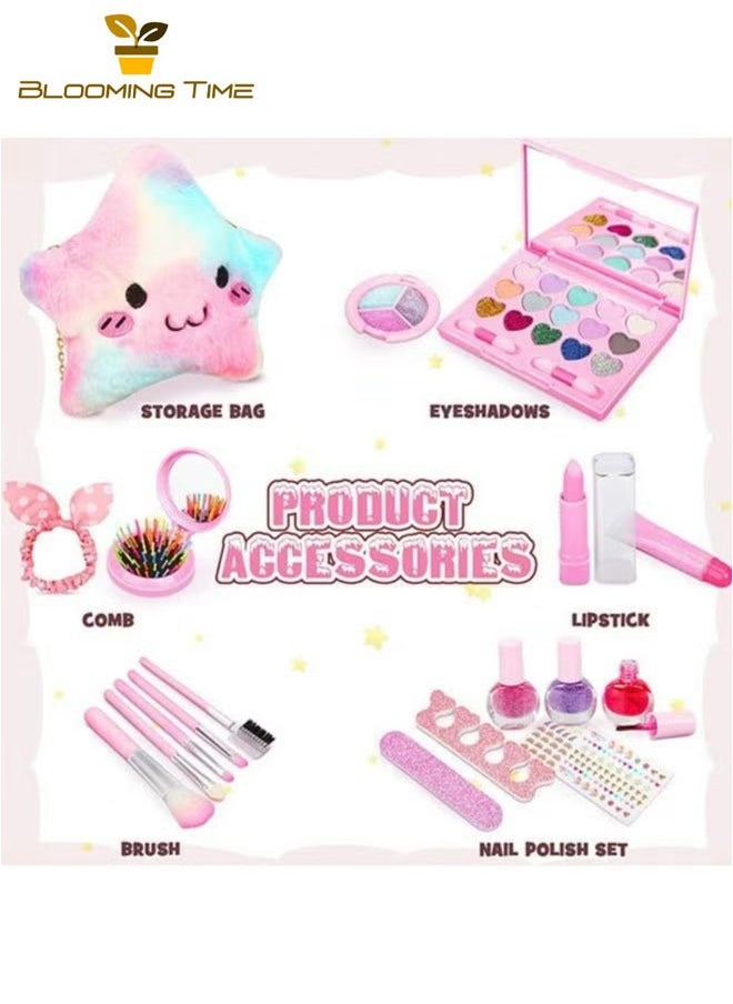 BLOOMING TIME Girls' Makeup Toys, Makeup Games, Healthy And Washable, Parent-Child Games, Portable Travel, Easy To Carry  - Image 2