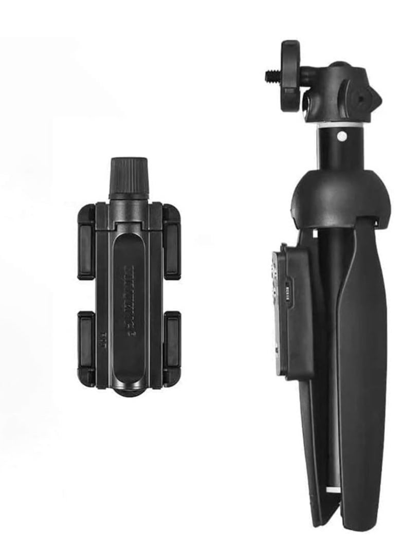 Raxoom Selfie Stick for Phone Size 4.5-6.2 Inch, 3 in 1 Portable Cell Phone Holder/Stand Extendable Tripod with Bluetooth Wireless Remote Lightweight Compatible-iOS, Android (BLACK) (ELT-SS-T01) - Image 4