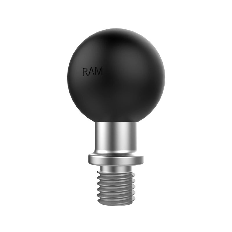 RAM Mounts Ball Adapter with M10 X 1.25" Threaded Post with B Size 1" Ball RAM-B-349U - Image 1