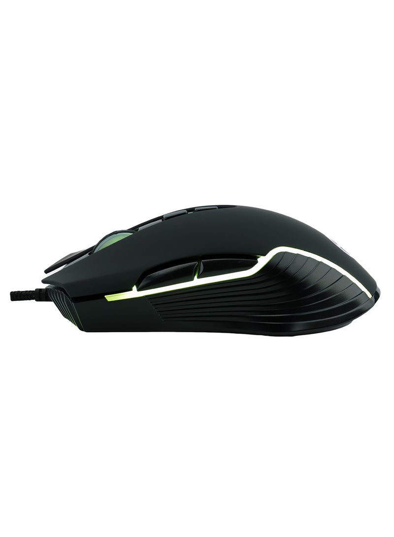 ProOne ProOne PMG30 Optical Gaming Mouse DPI Selectable,RGB light,7D function key, 7200 DPI Sensitivity, Up to 5000000 times key press  - Image 3