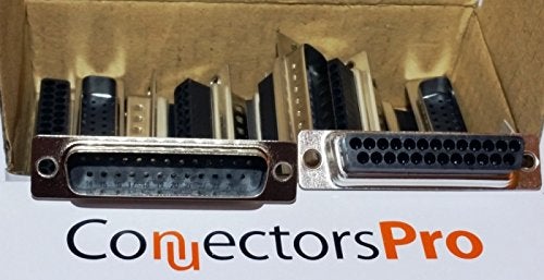 Pc Accessories - Connectors Pro 10-Pack DB25 Male D-Sub 25 Pins Crimp Type Connector, 10 Pcs PK, No Pin - Image 5