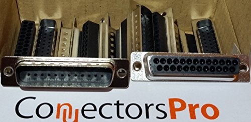Pc Accessories - Connectors Pro 10-Pack DB25 Male D-Sub 25 Pins Crimp Type Connector, 10 Pcs PK, No Pin - Image 4