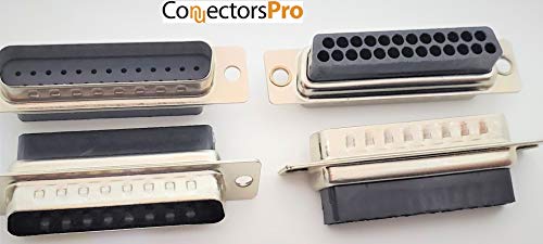 Pc Accessories - Connectors Pro 10-Pack DB25 Male D-Sub 25 Pins Crimp Type Connector, 10 Pcs PK, No Pin - Image 3