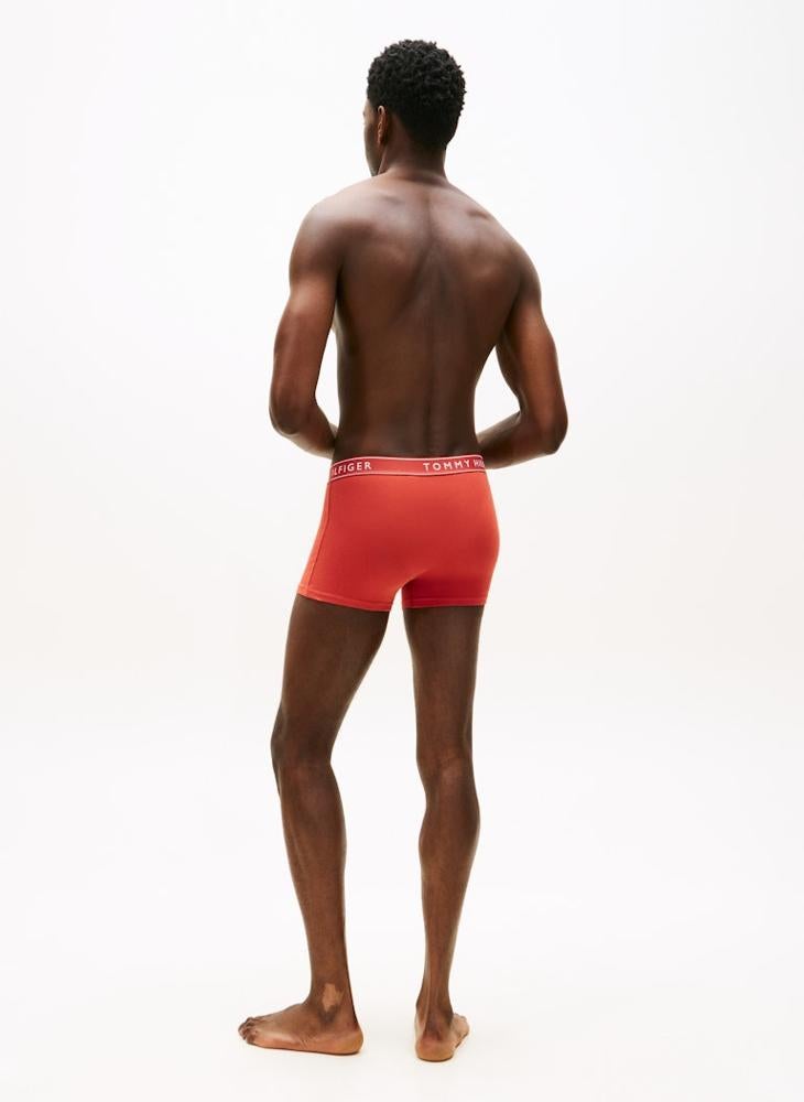 TOMMY HILFIGER 5-Pack Essential Repeat Logo Waistband Trunks - Image 3