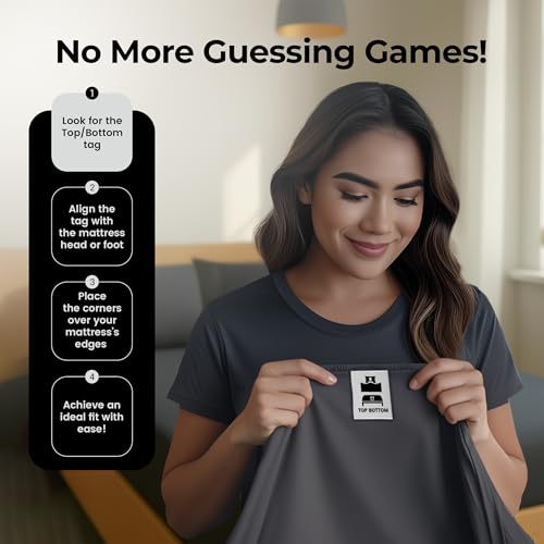 Utopia Bedding Fitted Sheet - Pack of 2 Bottom Sheets - Soft Brushed Microfiber - Deep Pockets, Shrinkage & Fade Resistant - Easy Care (Full, Grey) - Image 4