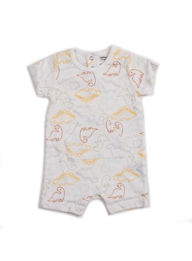 Mothers Choice Pack Of 2 - Dino Print Short Romper - Image 2
