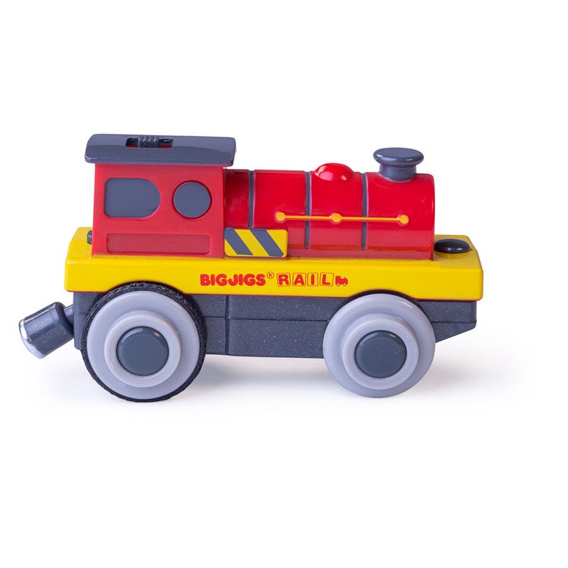 BIGJIGS Mighty Red Loco (Battery Operated Engine) (6)