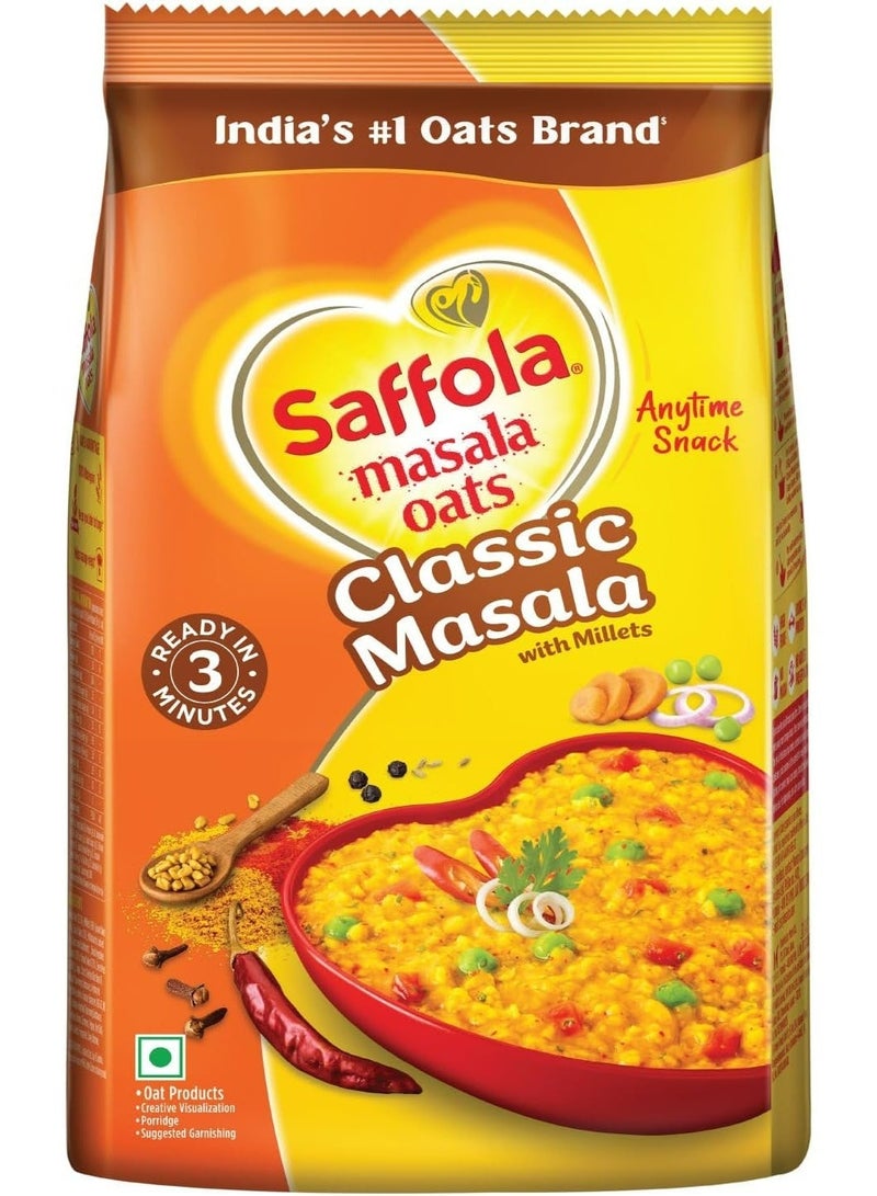 Saffola Classic Masala Oats 500g - Image 1