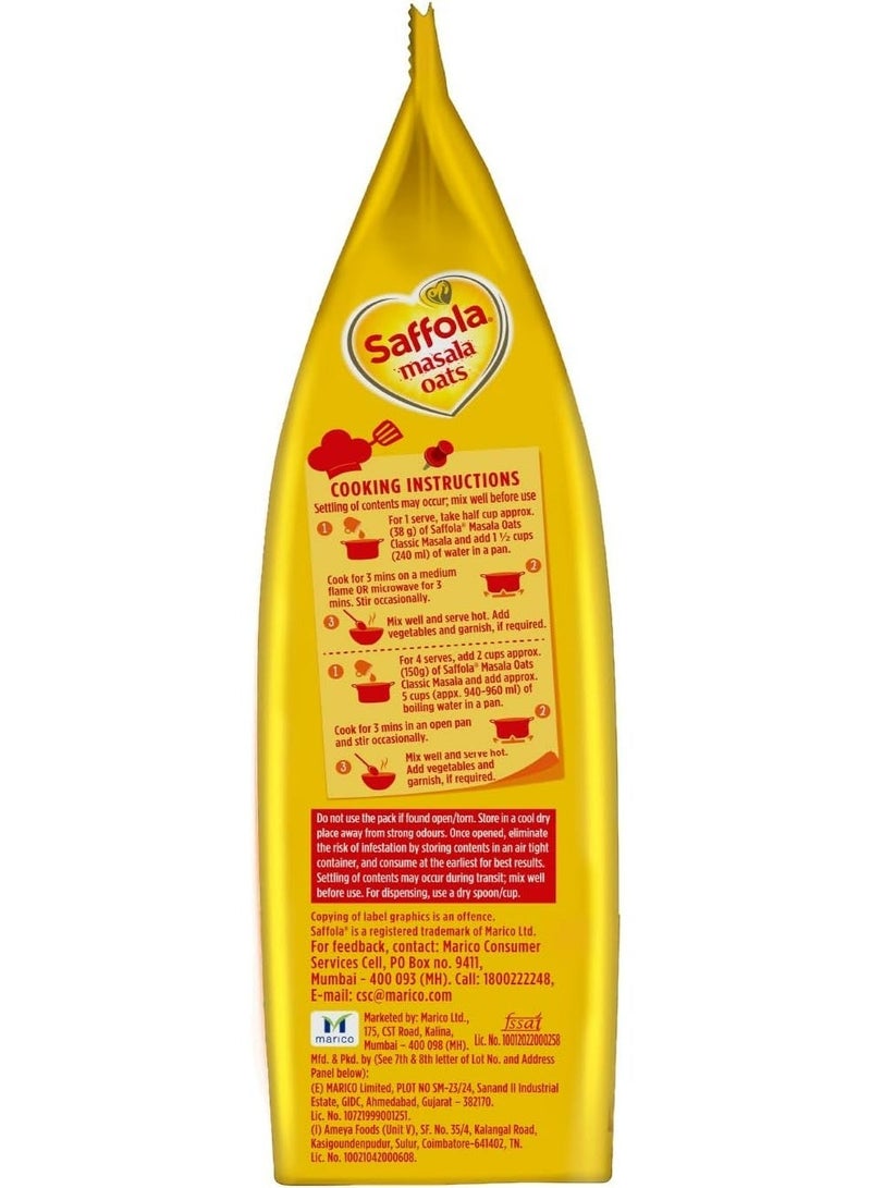 Saffola Classic Masala Oats 500g - Image 3