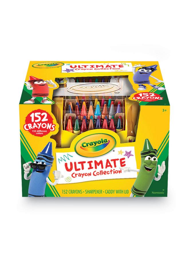 Crayola 152-Piece Crayons with Sharpener and Caddy Set Multicolor CRA5200300003 - Image 1