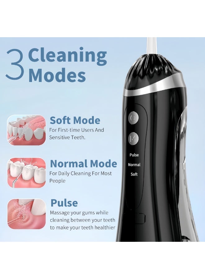Household Dental Irrigator, Portable Cleaning Teeth Oral Charging IPX7 Waterproof Long-Lasting - Image 5