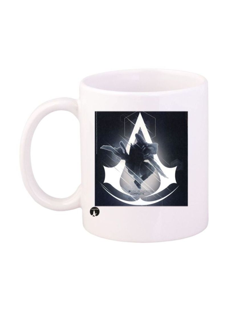 RKN Assassin's Creed Video Game Printed Mug White/Black Standard Size
