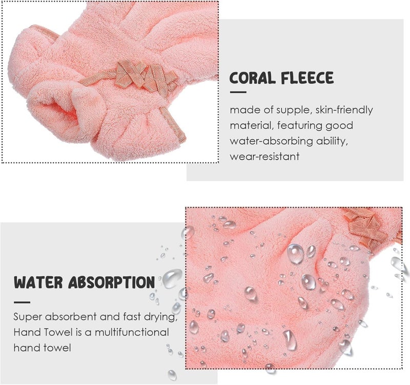9UP Frock Style Hand Cleaning Towel for Bathroom Water Absorbent Hanging Towel for Kitchen Microfiber Hand Drying ClothPack of 3 - Image 5