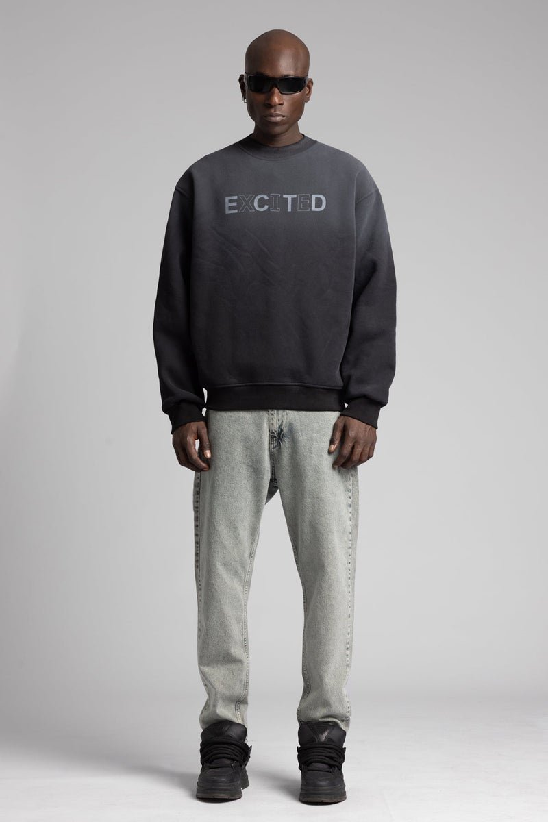 Catch Excited Printed Washable Sweatshirt - Image 1