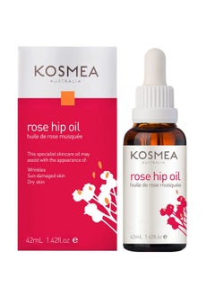 kosmea Rosehip Oil Sustainably Harvested Anti Aging Benefits For Face & Body Premium Quality Oil Using The Entire Fruit Seed & Skin 1.42 Fl Oz  - Image 2