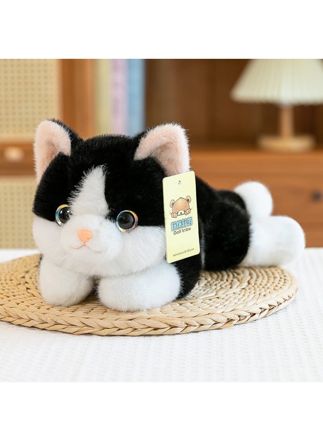 Cute Lying Cat Plush Toys Children's Dolls Car Ornaments Home Adorable Accessories Small Toys Batch-Specifications:Gray Cat Doll-Color:45CM0.5kg - Image 2