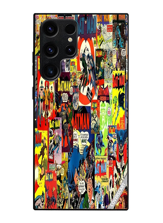 COVERSCART Protective Case Cover For Samsung Galaxy S23 Ultra Batman Collage Design Multicolour