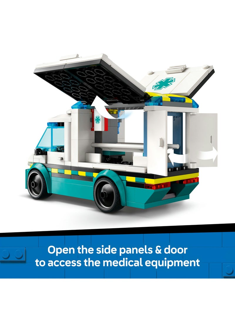 LEGO Lego City Emergency Ambulance 60451 (184) Pieces  - Image 4