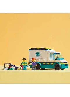 LEGO City Emergency Ambulance Toy with 2 Minifigures - Educational Learning Toys for 5+ Year Old Boys & Girls - Gift Ideas for Birthdays & Holidays - 60451 (184 pieces)  - Image 5