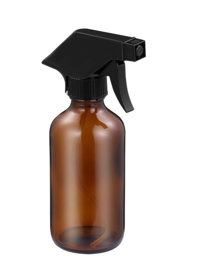 Amber Glass Empty Spray Bottle 250 ml Spray Bottle for Cleaning Salon Hairdressing Spray / Fog - Image 1
