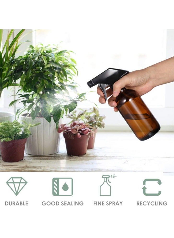 Amber Glass Empty Spray Bottle 250 ml Spray Bottle for Cleaning Salon Hairdressing Spray / Fog - Image 3