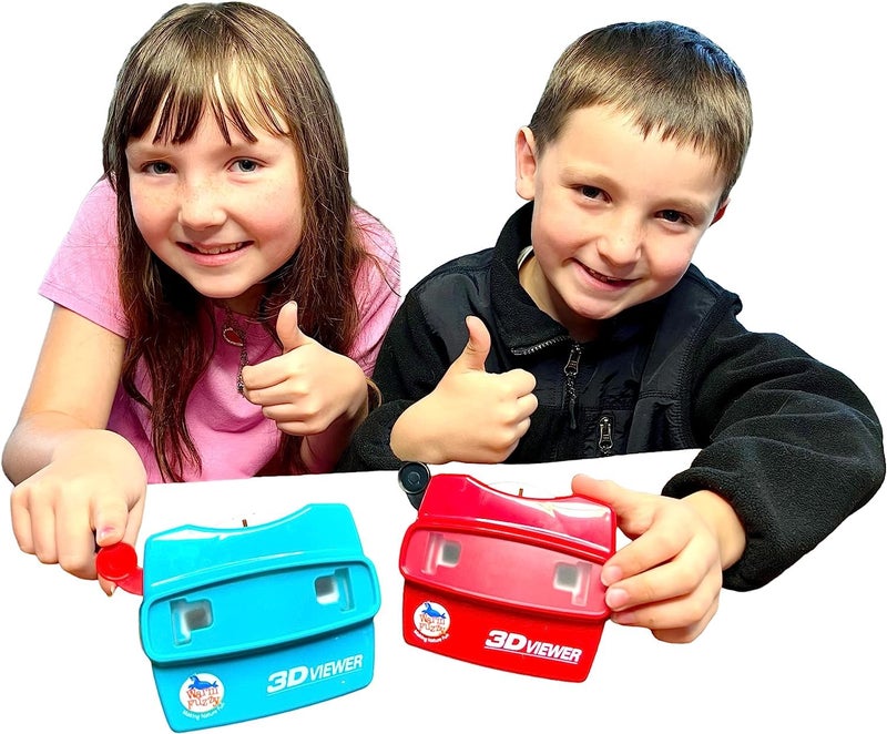 WARM FUZZY Toys 3D Viewfinder (Sea Life) - Viewfinder for Kids & Adults, Classic Toys, Slide Viewer, 3D Reel Viewer, Retro, Vintage Toys with 3 Reels - Contains 21 High Definition 3D Images - Image 5