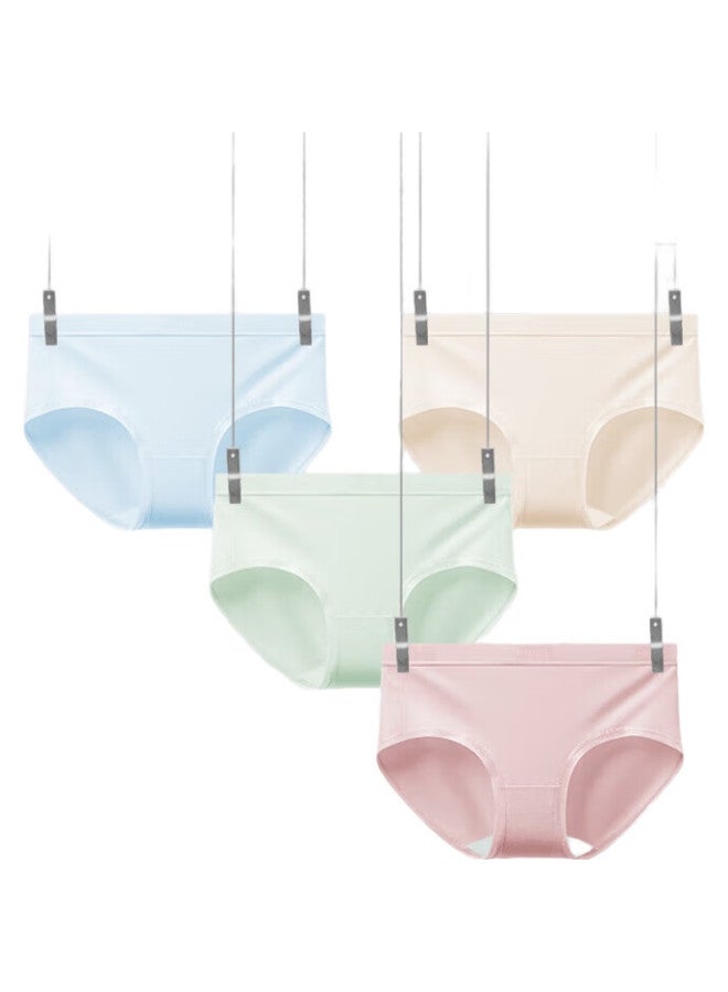 JOAE [Ultra Soft Series] Women'S Underwear, Pure Cotton, Antibacterial Crotch, Seamless, Mid-Rise, Plus Size, Young Women'S Triangle Panties, Xl - Image 2