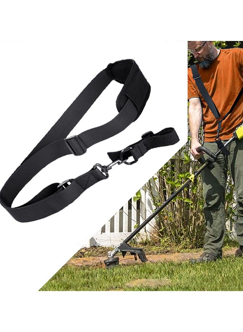 general Trimmer Strap for Weed Eater Shoulder Strap Easy Release Brush Cutter Harness Compatible with EGO String Trimmer, Leaf Blower - Image 1